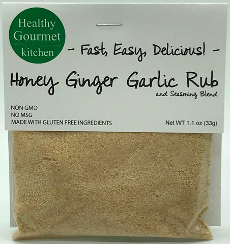 Honey Ginger Garlic Rub