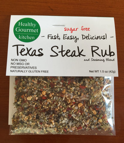 Texas steak rub mix for steak or burgers