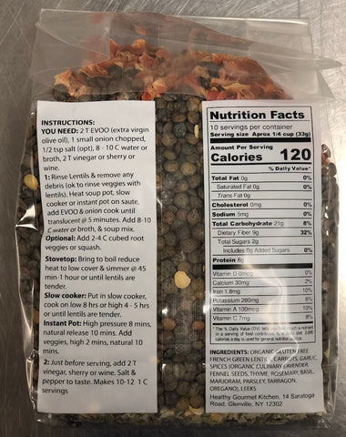 French Green Lentil Soup Mix