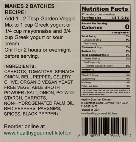 Garden Veggie Dip Mix