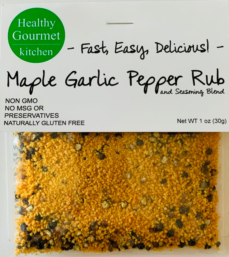 Maple Garlic Pepper Rub