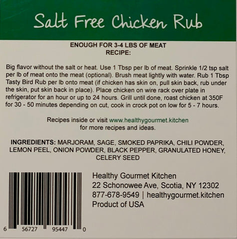 Salt Free Chicken Seasoning