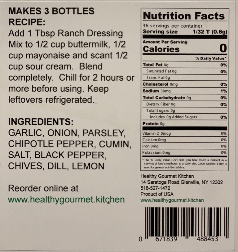Southwest Ranch Dressing and Dip Mix Southwest Ranch Dressing and Dip Mix
